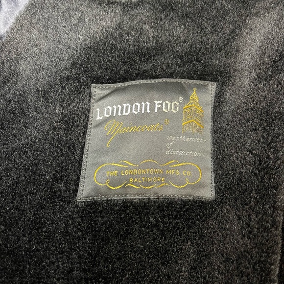 London Fog Trench Coat, with 100% Alpaca - Picture 6 of 11